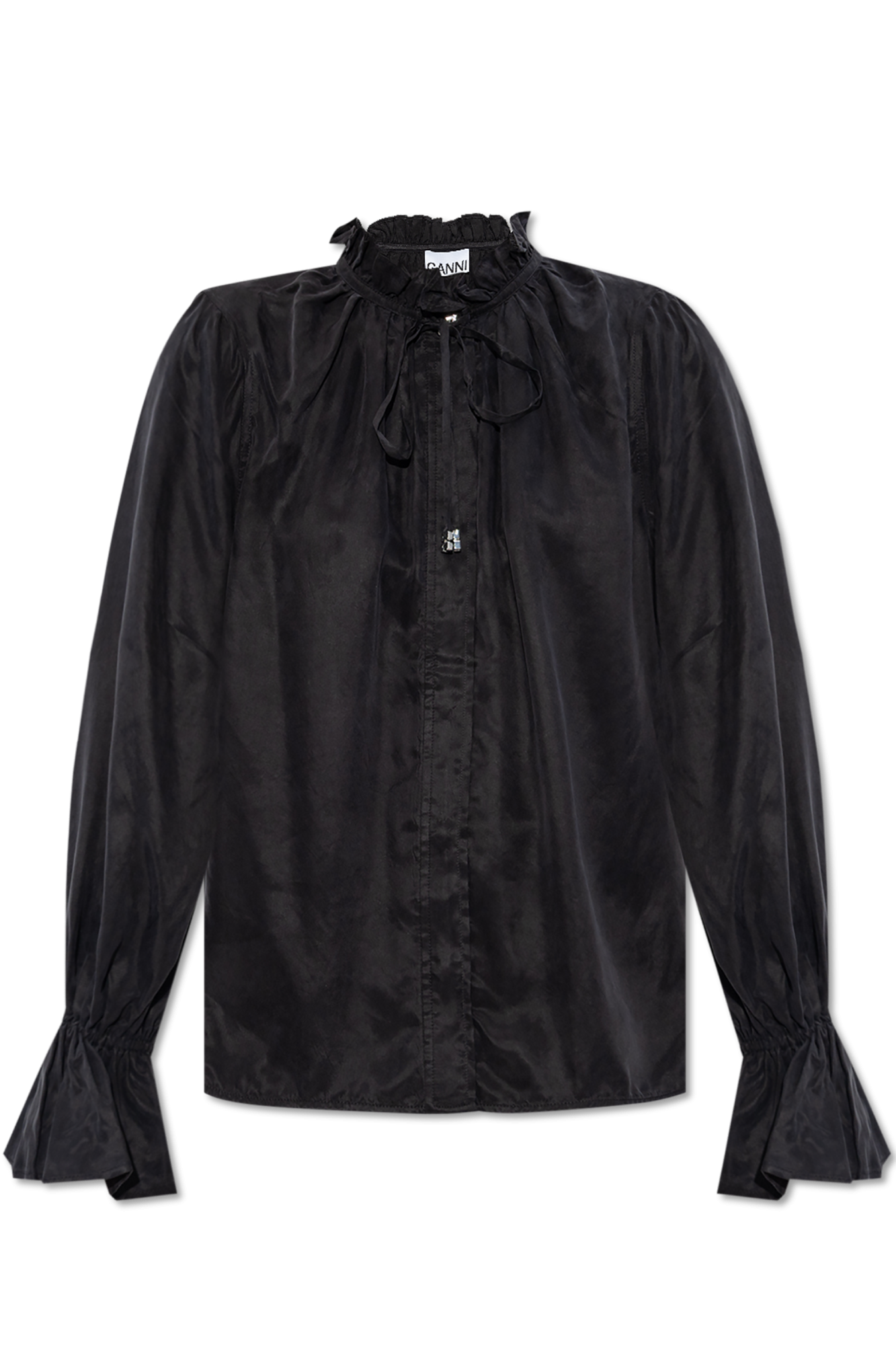 Ganni Shirt with ruffles | Women's Clothing | Vitkac